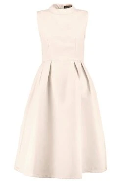 Hochgeschlossenes Boutique Kleid -Stil Formen Verkäufe azz03560 nude xl 2