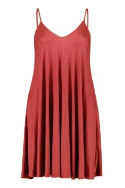 Basic Kleid Mit V-Ausschnitt 8 Basic Kleid Mit V-Ausschnitt -Stil Formen Verkäufe dzz77795 chestnut xl 2