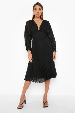 Mesh-Midikleid Mit Ballonärmeln -Stil Formen Verkäufe fzz18831 black xl 2