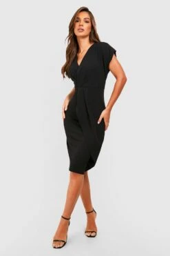 Wickel-Midikleid 8 Wickel-Midikleid -Stil Formen Verkäufe fzz26004 black xl 2