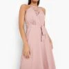 Midikleid Mit Spitzen-Einsatz 1 Midikleid Mit Spitzen-Einsatz -Stil Formen Verkäufe fzz26437 blush xl