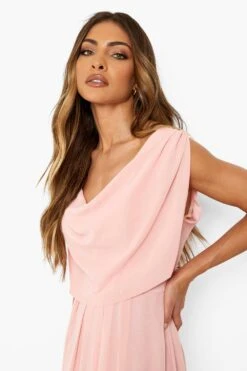 Drapiertes Maxikleid Wasserfallausschnitt 9 Drapiertes Maxikleid Wasserfallausschnitt -Stil Formen Verkäufe fzz26627 rose xl 3