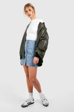 Western-Rock Mit Knopfleiste -Stil Formen Verkäufe fzz26967 light20blue xl 2