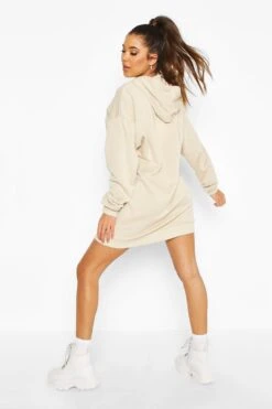 The Basic Mix & Match Oversize Hoodie-Kleid 7 The Basic Mix & Match Oversize Hoodie-Kleid -Stil Formen Verkäufe fzz75830 black xl 1