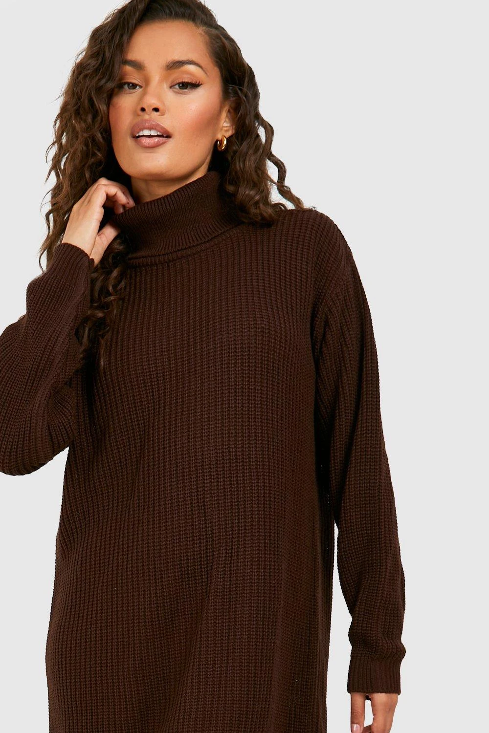 Pulloverkleid Mit Rollkragen 6 Pulloverkleid Mit Rollkragen – Bild 4