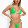 Neon Bikinihose Mit Seitlicher Raffung -Stil Formen Verkäufe gzz00518 neon green xl