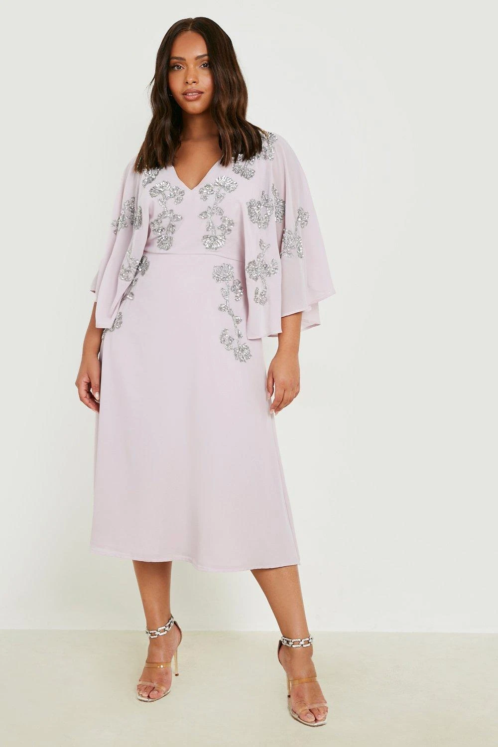 Plus Handbesticktes Skaterkleid 5 Plus Handbesticktes Skaterkleid – Bild 3