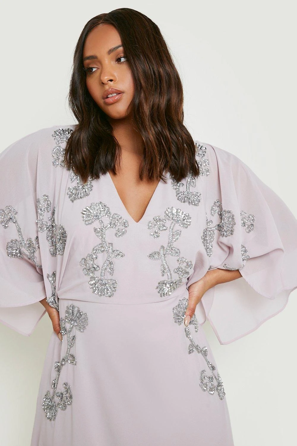 Plus Handbesticktes Skaterkleid 6 Plus Handbesticktes Skaterkleid – Bild 4