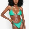 Essentials Bikinihose Mit Seitlicher Schnürung -Stil Formen Verkäufe gzz06021 green xl