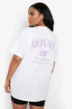 Stil Formen Verkäufe 7 Plus Oversize T-Shirt Mit Monaco-Print