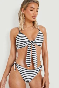 Geschnürte Bikinihose Mit Nautischem Print 8 Geschnürte Bikinihose Mit Nautischem Print -Stil Formen Verkäufe gzz11233 black xl 2