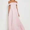 Scuba Bardot-Maxikleid -Stil Formen Verkäufe gzz12043 blush xl