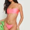 Rundhals-Bikinioberteil Mit Dünnen Trägern -Stil Formen Verkäufe gzz14344 neon pink xl