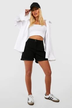 Lockere Boyfriend-Jeansshorts -Stil Formen Verkäufe gzz21979 black xl 2