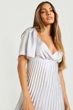 Wickel-Maxikleid Aus Satin 9 Wickel-Maxikleid Aus Satin -Stil Formen Verkäufe gzz25609 silver xl 3