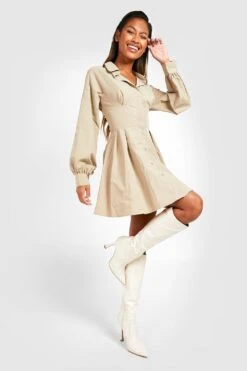 Hemdkleid Mit Korsett-Detail