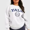 Plus Sweatshirt Mit Lizenziertem Yale Print 1 Plus Sweatshirt Mit Lizenziertem Yale Print -Stil Formen Verkäufe gzz27064 grey20marl xl