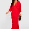 Petite Maxikleid Mit Weiten Ärmeln -Stil Formen Verkäufe gzz30661 red xl
