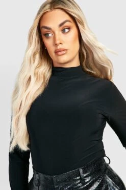 Plus Rollkragen-Body 9 Plus Rollkragen-Body -Stil Formen Verkäufe gzz31396 black xl 3