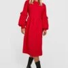 Strukturiertes Gestuftes Smok-Kleid -Stil Formen Verkäufe gzz32298 red xl