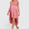 Schulterfreies Scuba-Midikleid 2 Schulterfreies Scuba-Midikleid -Stil Formen Verkäufe gzz32526 blush xl