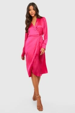 Das Midi-Wickelkleid 8 Das Midi-Wickelkleid -Stil Formen Verkäufe gzz32897 hot20pink xl 2