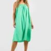Plus Strukturiertes Smok-Midikleid -Stil Formen Verkäufe gzz38004 pale20green xl