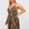 Plus Kleid Mit Leopardenprint -Stil Formen Verkäufe gzz38152 leopard xl