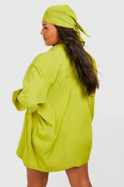 Plus Hemd, Bralette Und Tuch 7 Plus Hemd, Bralette Und Tuch -Stil Formen Verkäufe gzz38436 olive xl 1