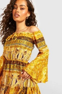 Schulterfreies Skaterkleid Mit Print -Stil Formen Verkäufe gzz38815 black xl 3