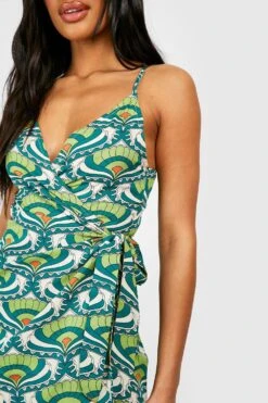 Skaterkleid Mit Abstraktem Print -Stil Formen Verkäufe gzz38826 green xl 3