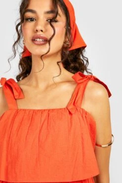 Gestuftes Minikleid -Stil Formen Verkäufe gzz38868 orange xl 3