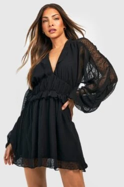 Rüschen-Skaterkleid -Stil Formen Verkäufe gzz39013 black xl 2