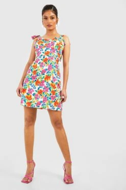 Florales Skaterkleid -Stil Formen Verkäufe gzz39022 pink xl 2