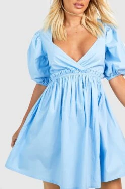 Smokkleid Aus Baumwolle -Stil Formen Verkäufe gzz39027 blue xl 3