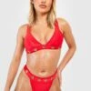 Triangle-Bikinioberteil Mit Tiefem Ausschnitt -Stil Formen Verkäufe gzz39197 red xl