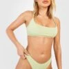 Gerippter Rundhals- Bikini -Stil Formen Verkäufe gzz39218 green20olive xl