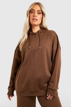 Plus Recycelter Basic Oversize Hoodie