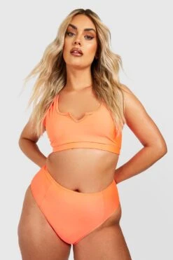 Plus Essentials Bikinihose Mit Hohem Bund