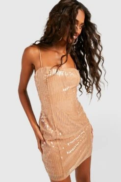 Pailletten-Minikleid