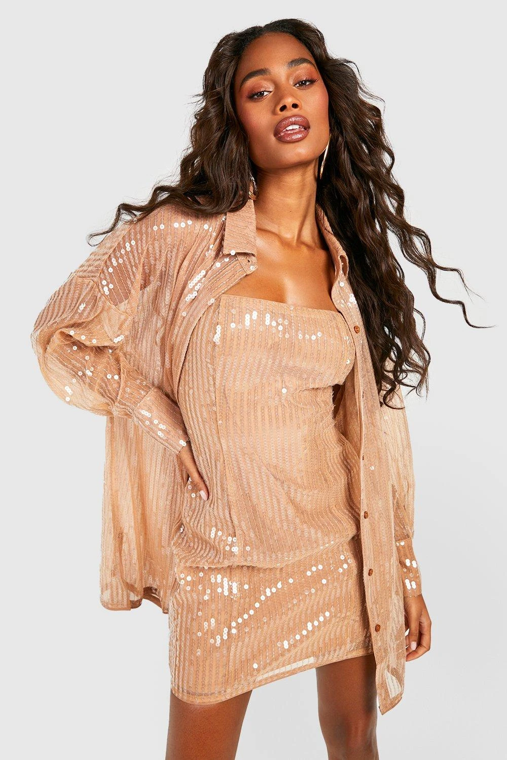 Pailletten-Minikleid 5 Pailletten-Minikleid – Bild 3