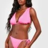 Geripptes Triangle-Bikinioberteil Mit Schnür-Detail 1 Geripptes Triangle-Bikinioberteil Mit Schnür-Detail -Stil Formen Verkäufe gzz41142 bright20pink xl
