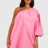Plus Einärmliges Gewebtes Kleid 1 Plus Einärmliges Gewebtes Kleid -Stil Formen Verkäufe gzz41332 pink xl