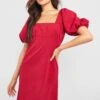 Minikleid Mit Puffärmeln 2 Minikleid Mit Puffärmeln -Stil Formen Verkäufe gzz41696 red xl