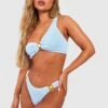 Hipster-Bikinihose Mit Hohem Bund Und Muschelsaum -Stil Formen Verkäufe gzz42507 cornflower20blue xl