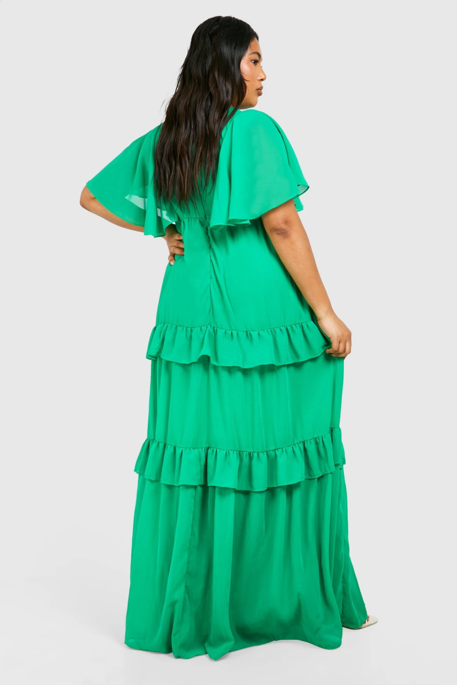 Plus Maxikleid Mit Weiten Ärmeln 4 Plus Maxikleid Mit Weiten Ärmeln – Bild 2