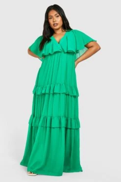 Plus Maxikleid Mit Weiten Ärmeln 8 Plus Maxikleid Mit Weiten Ärmeln -Stil Formen Verkäufe gzz42548 bright20green xl 2