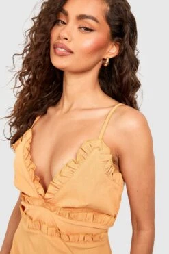 Kleid Mit Rüschen-Trägern 9 Kleid Mit Rüschen-Trägern -Stil Formen Verkäufe gzz42652 orange xl 3