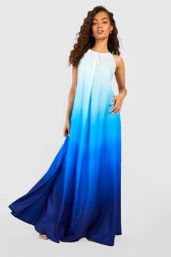 Maxikleid Mit Farbverlauf-Print