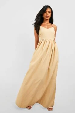 Maxikleid Mit V-Ausschnitt -Stil Formen Verkäufe gzz42672 cream xl 2